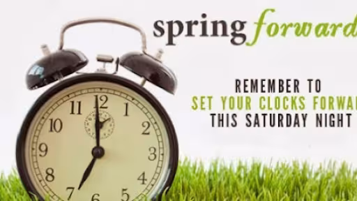 daylight savings banner
